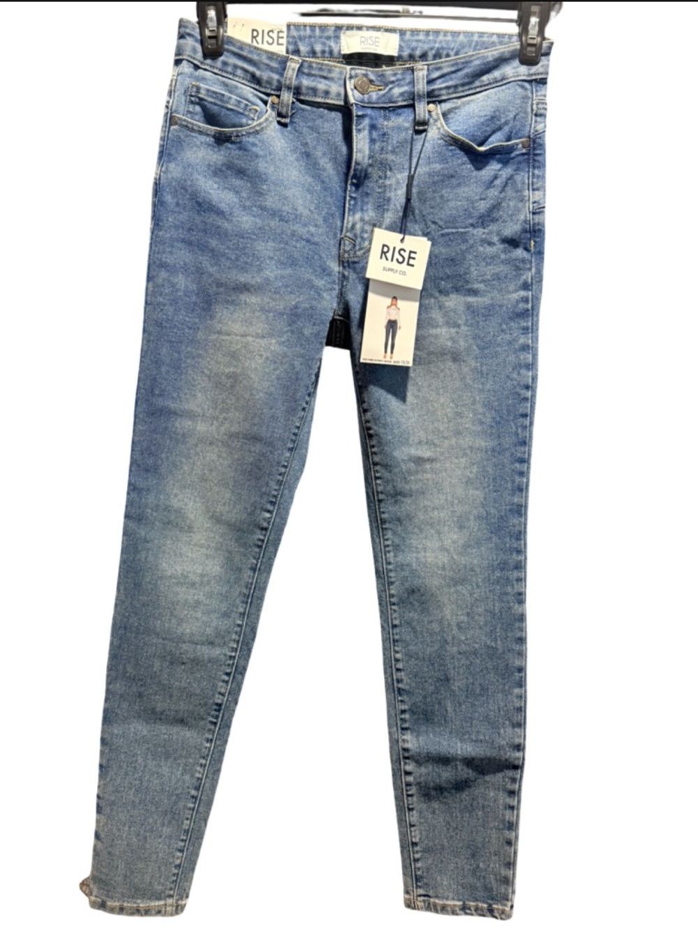 Rise Supply Co.Women's Light Blue Skinny Jeans Size 13